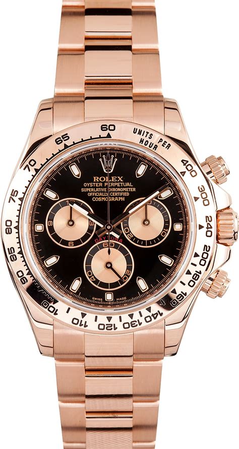 rolex daytona ora rosa|bob's rolex rose gold.